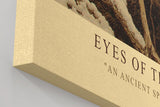Paul Sinus Wandbild in 40x60cm Eyes of the North – majestätische Schneeeule in winterlicher Landschaft mit detailreicher Gefiederstruktur