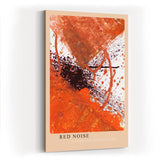 Paul Sinus Kunstdruck 40x60cm Red Noise Rot Abstrakt Lautstärke Farbe Bewegung Ausdruck