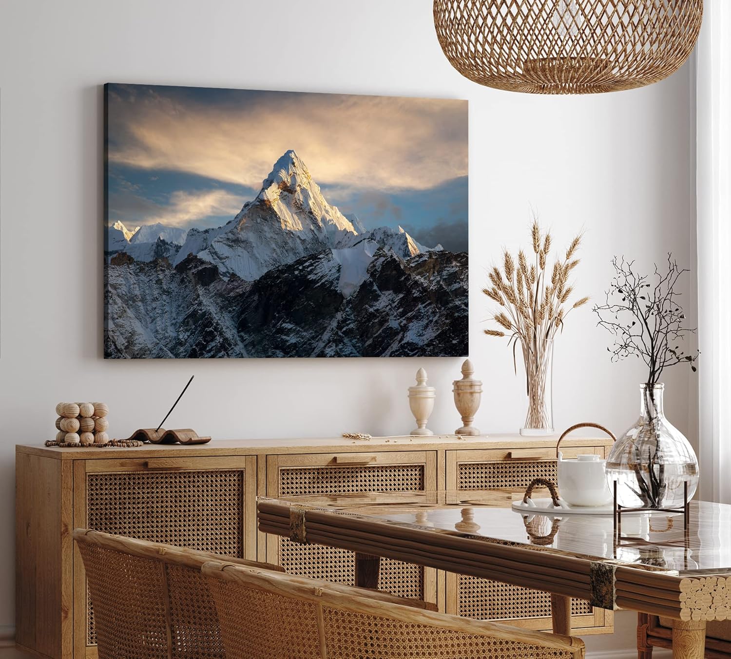 Paul Sinus Wandbild 120x80cm Ama Dablam Berggipfel Nepal Himalaya Berg