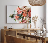 Paul Sinus Wandbild 120x80cm Blumenstrauß Blumen Bouquet Blüten Rosen Rosenstrauß
