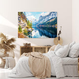 Paul Sinus Wandbild 120x80cm Pragser Wildsee Alpen Italien Bergsee See Berge