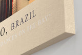 Paul Sinus Kunstdruck 40x60cm Rio de Janeiro Brasilien Sonnenuntergang Meer Stadt Berge
