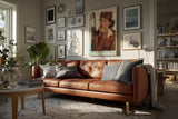 Paul Sinus Wandbild in 40x60cm Ready for Takeoff, Boys – Pin-up-Pilotin in Lederjacke und Fliegerbrille mit verträumtem Blick