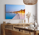 Paul Sinus Wandbild 120x80cm Hurghada Marina Boulevard Ägypten Meer Laternen