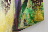 Sinus Art Wandbild 120x80cm Der mystische Baum mit farbigen Ästen wirkt magisch und faszinierend zugleich