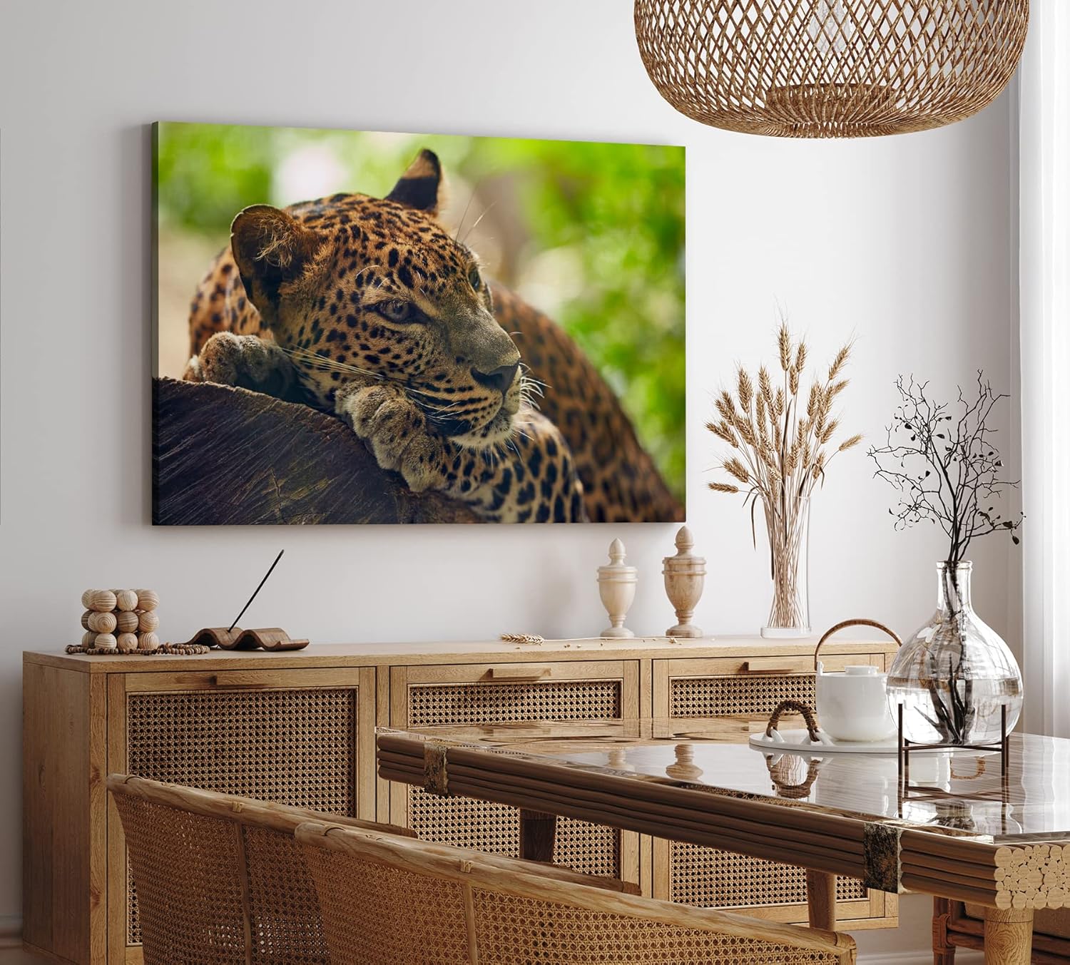 Paul Sinus Wandbild 120x80cm Jaguar Raubkatze Katze Tierfotografie Dschungel