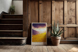 Paul Sinus Kunstdruck 40x60cm Alpine Meadow – goldene Bergwiese in abendlichem Licht in Österreich