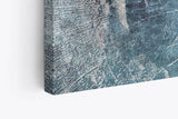 Paul Sinus Wandbild 120x80cm Blaues Bild Abstrakt Struktur Modern Kunstvoll