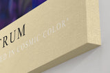 Paul Sinus Kunstdruck 40x60cm Floral Spectrum Violette Blumen in kräftigem Farbspiel Petals Dipped in Cosmic Color