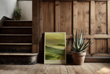 Paul Sinus Kunstdruck 40x60cm Val d'Orcia Italien toskanische Landschaft mit Zypressenallee bei Sonnenaufgang