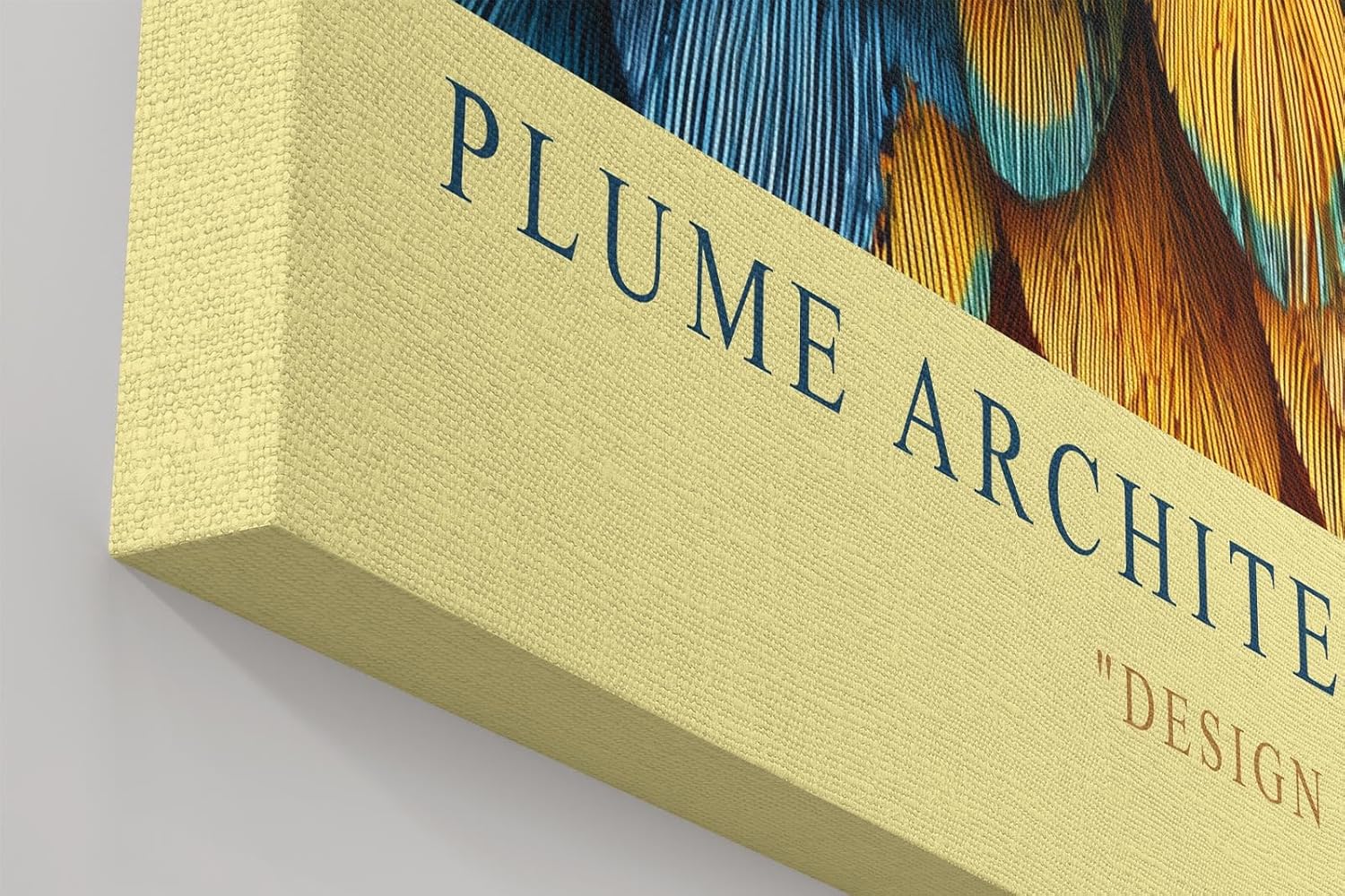 Paul Sinus Wandbild in 40x60cm Plume Architect Farbenprächtiges Papageienportrait in intensiven Tönen