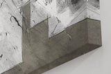 Sinus Art Wandbild 120x80cm Grafische Flächen, Zeitungsausschnitte und abstrakte Linien in moderner Komposition