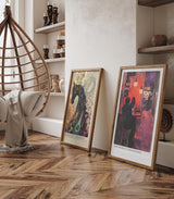 Paul Sinus Leinwandbild 40x60cm – Ausdrucksvolle Bar-Szene mit impressionistischer, romantischer Atmosphäre