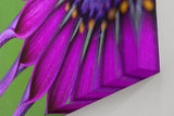 Sinus Art Wandbild 120x80cm Ausdrucksstarkes Blütendesign mit einzigartiger Form und intensiver Farbgebung