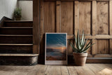 Paul Sinus Kunstdruck 40x60cm Atlantic Coast Portugal – Sonnenuntergang über atlantischer Bucht in dramatischem Licht