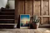 Paul Sinus Kunstdruck 40x60cm Sunrise Balance Yoga Meer Sonnenaufgang Meditation Ruhe Silhouette