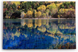 Paul Sinus Wandbild 120x80cm Bergsee Natur Wasser Bäume Sommer See