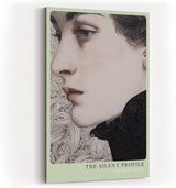 Paul Sinus Wandbild in 40x60cm The Silent Profile – Ausdrucksstarkes Frauenporträt in feinen Linien und zeitloser Eleganz