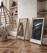 Paul Sinus Leinwandbild 80x120cm Leinwandbild Black Legend klassische Automobilkunst zeitlose Eleganz glänzende Perfektion stilvolle Ästhetik Luxusauto