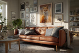 Paul Sinus Wandbild in 40x60cm Spirit of the Field – Naturgetreues Fuchs­porträt im goldenen Feldlicht