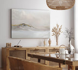 Wandbild 120x80cm Minimale Landschaft Abstrakte Kunst Berg Hügel