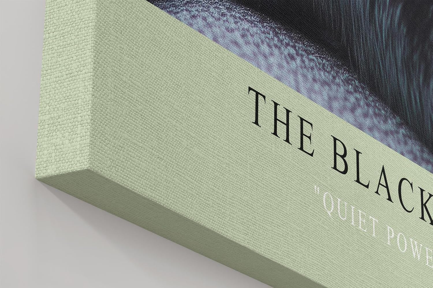 Paul Sinus Wandbild in 40x60cm schwarzer Kater im Profil – edles Tierporträt mit intensiven Augen für stilvolle Raumgestaltung