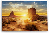 Wandbild 120x80cm Arizona USA Sonnenuntergang Three Sisters Valley Drive