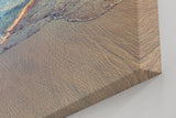 Sinus Art Wandbild 120x80cm Friedliche Wellenbewegung mit sanftem Lichtspiel für eine beruhigende Wirkung im Raum