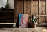 Paul Sinus Kunstdruck 40x60cm Liquid Bloom – Florale Nahaufnahme in Tropfenglanz und Pastell