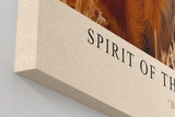 Paul Sinus Wandbild in 40x60cm Spirit of the Field – Naturgetreues Fuchs­porträt im goldenen Feldlicht