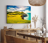 Paul Sinus Wandbild 120x80cm Insel in Irland Küste Landschaft Meer Klippen