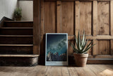 Paul Sinus Kunstdruck 40x60cm Dolomites Italy Sternenhimmel Gebirge Nacht Natur Kunst Himmel