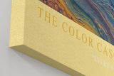 Paul Sinus Wandbild in 40x60cm The Color Cascade – Abstrakte Farbkaskade in Blau-, Gelb-, Pinkund Rottönen