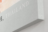 Paul Sinus Kunstdruck 40x60cm Railay Beach Thailand Longtailboote am tropischen Strand mit Kalksteinfelsen