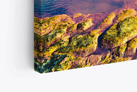Paul Sinus Wandbild 120x80cm Giallonardo Beach Italien Meer Felsen Horizont Küste