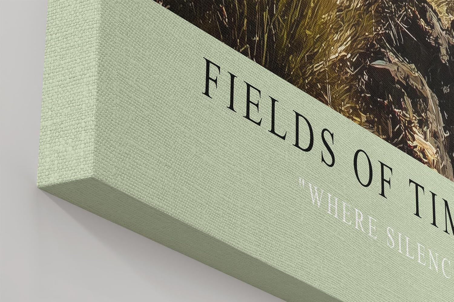 Paul Sinus Wandbild in 40x60cm weite Landschaft mit Gräsern und Panoramablick – atmosphärisches Naturmotiv für entspannte Wohnund Arbeitsräume