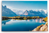 Paul Sinus Wandbild 120x80cm Lac Blanc Frankreich Alpen See Schneegipfel Berge