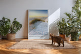 Paul Sinus Kunstdruck 40x60cm Shoreline Silence mit ruhiger Strandlandschaft bei Sonnenuntergang