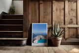 Paul Sinus Kunstdruck 40x60cm Zakynthos Griechenland Strand Meer Aussicht Urlaub Blau