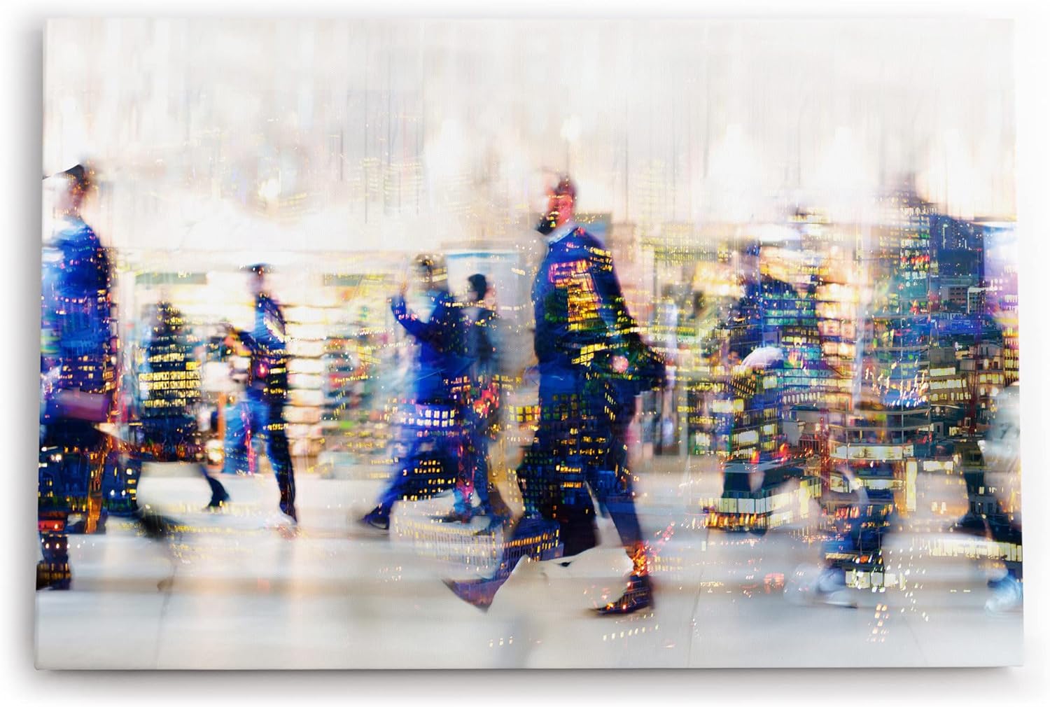 Paul Sinus Wandbild 120x80cm Wallstreet Business Börse Büro Finanzen Skyline