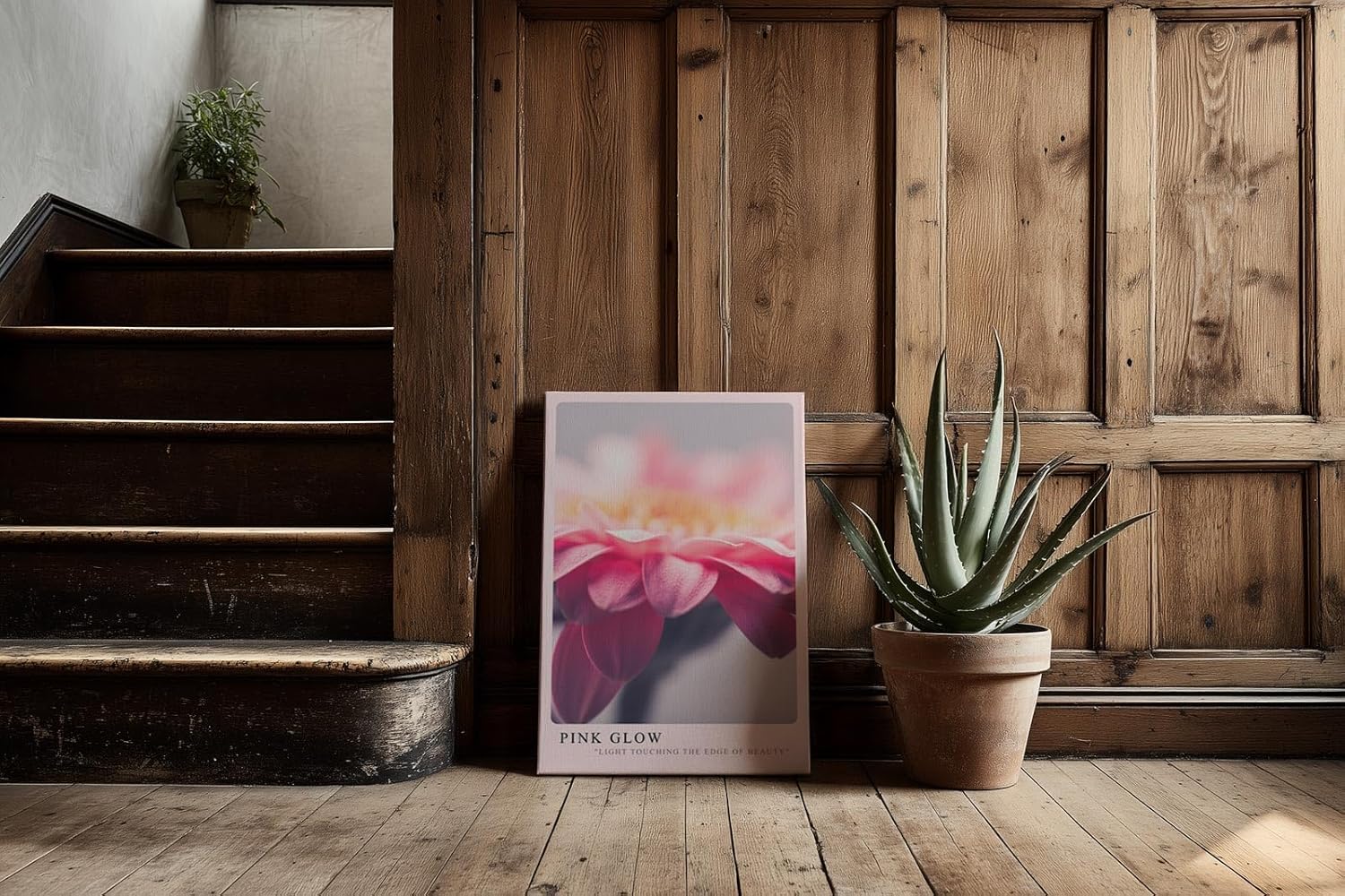Paul Sinus Kunstdruck 40x60cm Pink Glow – Sanfte Blütenpracht in zartem Lichtspiel
