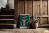 Paul Sinus Kunstdruck 40x60cm Jungle Design Blattmuster Symmetrie Tropisch Grün Naturgeometrie
