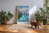Paul Sinus Kunstdruck 40x60cm Lago di Braies Italien Dolomiten Bergsee Spiegelung Naturfotografie Alpen