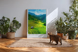 Paul Sinus Kunstdruck 40x60cm Mu Cang Chai – vietnamesische Reisterrassen im satten Grün