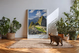 Paul Sinus Kunstdruck 40x60cm Machu Picchu Peru antike Inkastadt in den Anden bei Sonnenschein