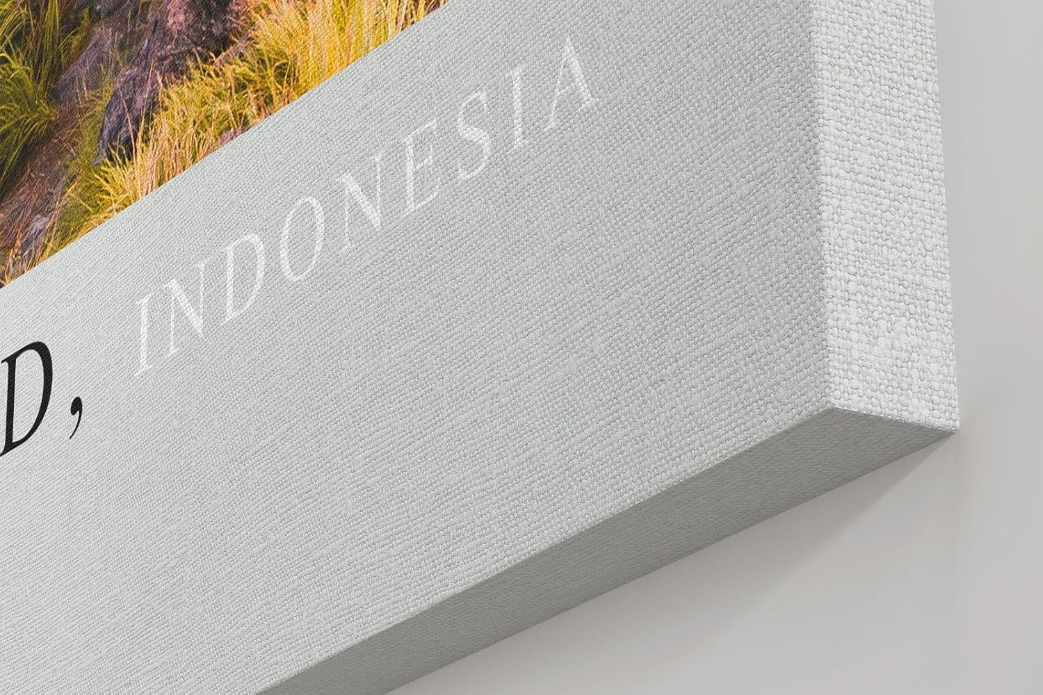 Paul Sinus Kunstdruck 40x60cm Padar Island Indonesien – tropische Insellandschaft mit Buchten und Bergen bei Sonnenaufgang
