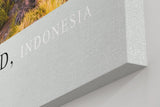 Paul Sinus Kunstdruck 40x60cm Padar Island Indonesien – tropische Insellandschaft mit Buchten und Bergen bei Sonnenaufgang
