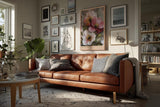 Paul Sinus Wandbild in 40x60cm Poetic Petals – romantische Blumenkomposition in pastellfarbenem Relief-Stil mit kunstvollen Details