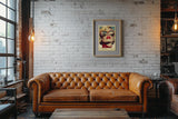 Paul Sinus Leinwandbild 60x90cm Leinwandbild St. Moritz Retro Glamour Alpen Eleganz Fashion Kunst stilvolle Ästhetik luxuriöse Reisezeit moderne Dekoration