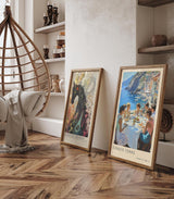 Paul Sinus Leinwandbild 60x90cm Leinwandbild Cinque Terre Italien mediterrane Küstenlandschaft malerische Dörfer Sommerstimmung Meeresblick